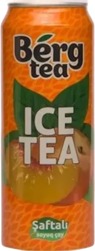Iced tea with peach flavor 