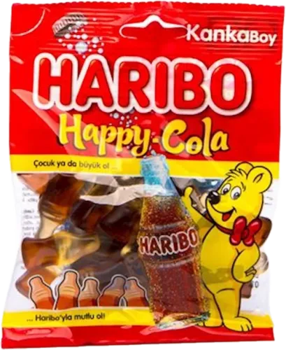 Çeynəməli konfetlər Happy Cola kola dadı ilə