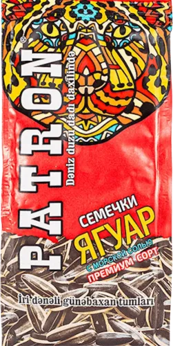 Черные семечки Ягуар с Морской Солью