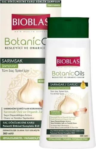  Botanic Oils Shampoo with Garlic Extract