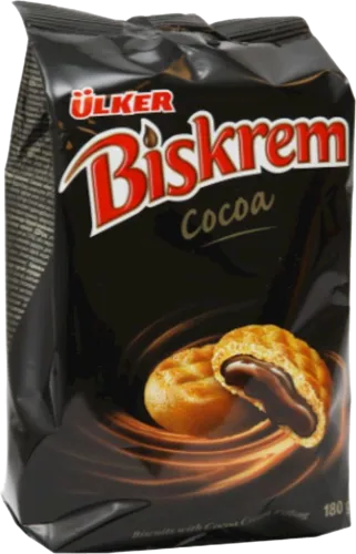 Peçenye Ulker Biskrem kakao-kremli içlik ilə