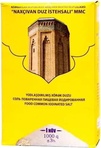 Yodlaşdırılmış duz Naxçıvan duzu I sort