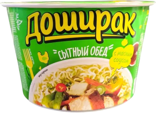 Лапша с куриным соусом 