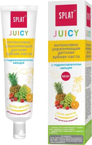 Diş pastası uşaqlar üçün Juicy Tutti-frutti