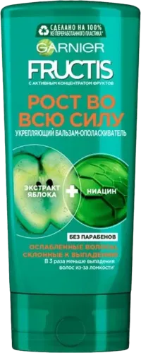 Balzam-yaxalayıcı Fructis alma qoxusu ilə tökülən saçlar üçün