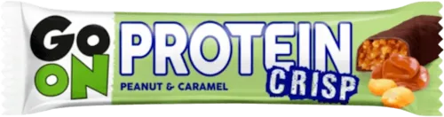 Proteinli baton Crisp Peanut & Caramel ilə