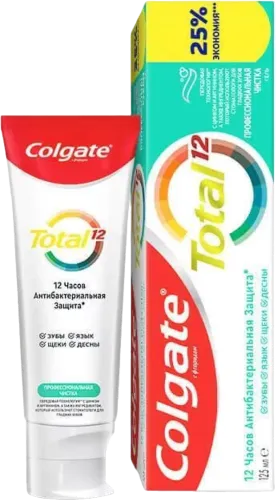 Diş məcunu Total 12 Professional təmizləmə Gel bu