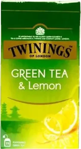 Limonlu yaşıl paket çayı Green Tea