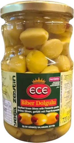 Консервированные оливки с начинкой из перца