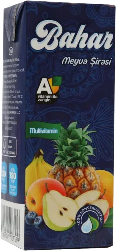 Multi-meyvə şirəsi 