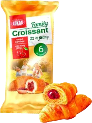 Круассаны клубничные Lukas Family