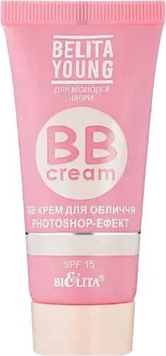 Üz kremi Photoshop-gənc dəri üçün effekt SPF15