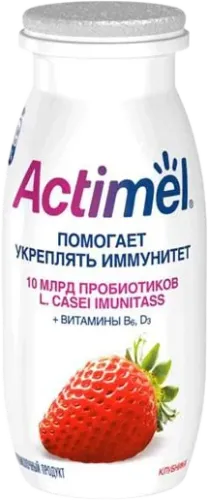 Actimel Питьевой Йогурт Клубничный