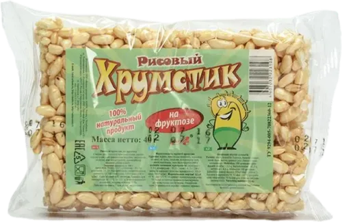 Рисовые хрустики с фруктозой