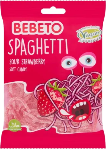 Spagetti Yumşaq Şəkər Çiyələk