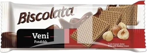 Biscolata Vafli Veni Hazelnut