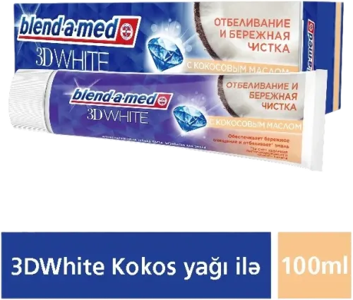 3D Coconut Toothpaste