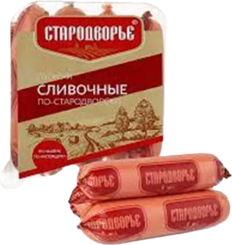 Sливочные sosiskaları
