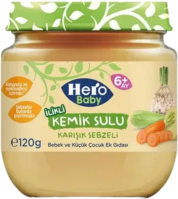 Puree with Bone Broth and Vegetables