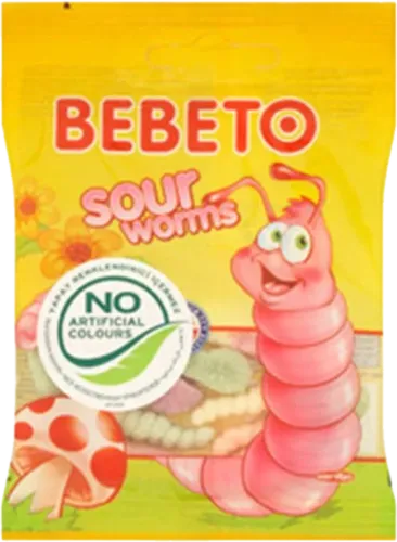 Sour Worms Jelibonları