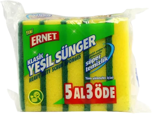 Klassik Qab Süngəri Yaşıl