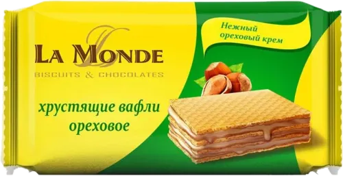 Вафли с фундуком