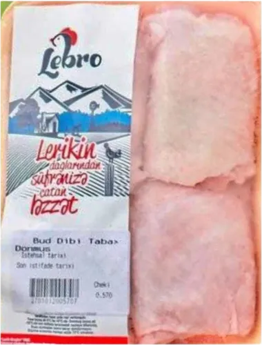 Frozen Chicken Thigh in Container
