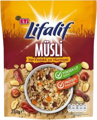 Lifalif Xürmalı və fıstıqlı müsli