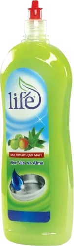 Qabyuyan maye aloe vera və alma