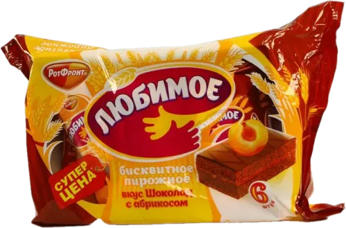 Lyubimoe Vkus Şokolad-Ərikli Biskivit