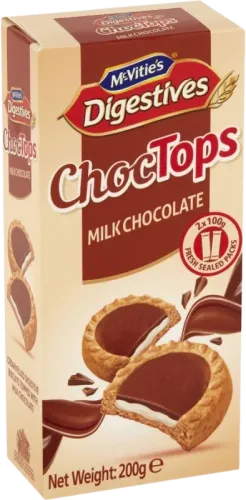 ChocTops Milk Chocolate Biscuits
