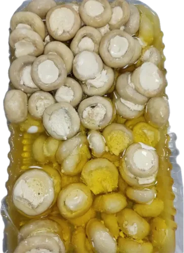 Göbələk pendirli