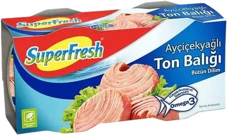 Ton Balığı Günəbaxan Yağında (2li)