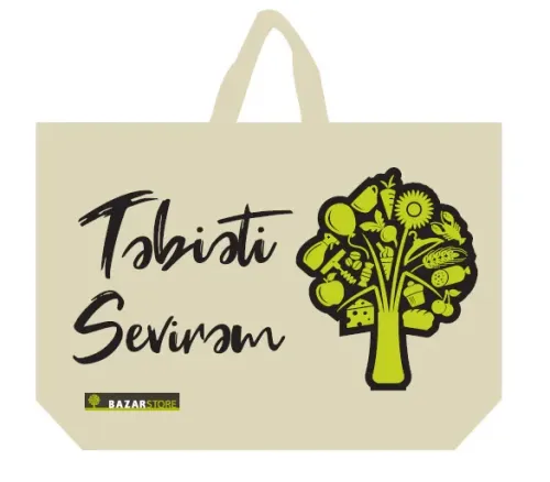 Təbiəti Sevirəm Alış-veriş Çantası