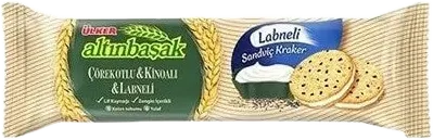 Altınbaşak labne kremli kreker sendviç