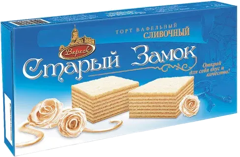Вафельный торт Сливочный