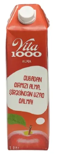 Vita1000 Qırmızı Alma Şirəsi