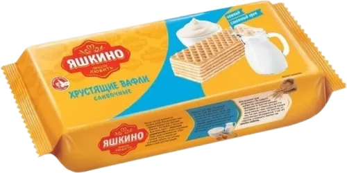 Xrustyasie qaymaqlı vaflilər