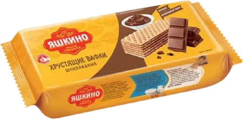 Xrustyasie şokoladlı vaflilər