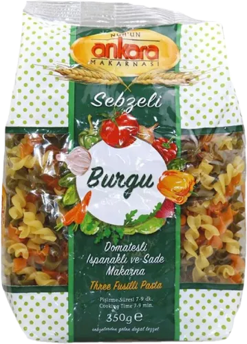 Tərəvəzli Burgu Makaron