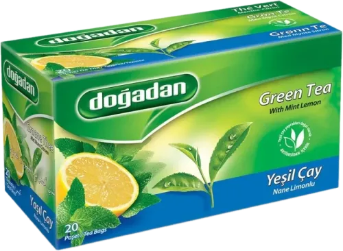 Yaşıl limonlu çay