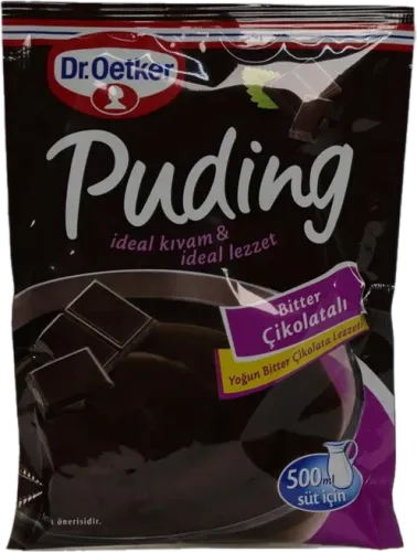 Bitter Şokoladlı Puding