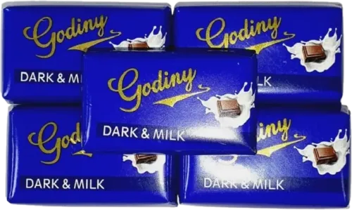 Godiny südlü və tünd şokolad assortiment