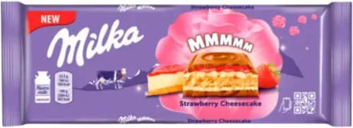 Печенье с клубничным молочным шоколадом