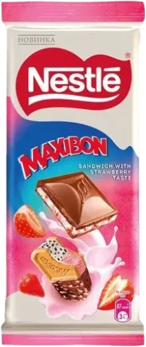 Maxibon Şokoladlı Çiyələkli