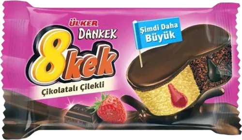 Dankek Çiyələkli Şokoladlı Keki