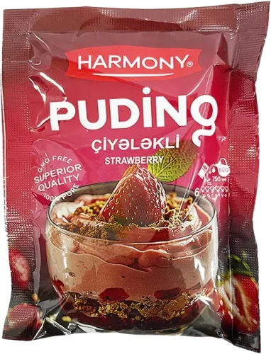 Puding Çiyələkli