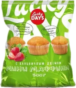 Mini maffin çiyələkli