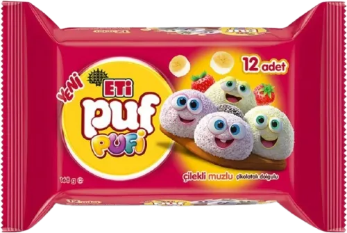 Puf Pufi Печенье Клубника Банан