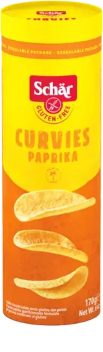 Curves Qlutensiz Paprika Çipsi